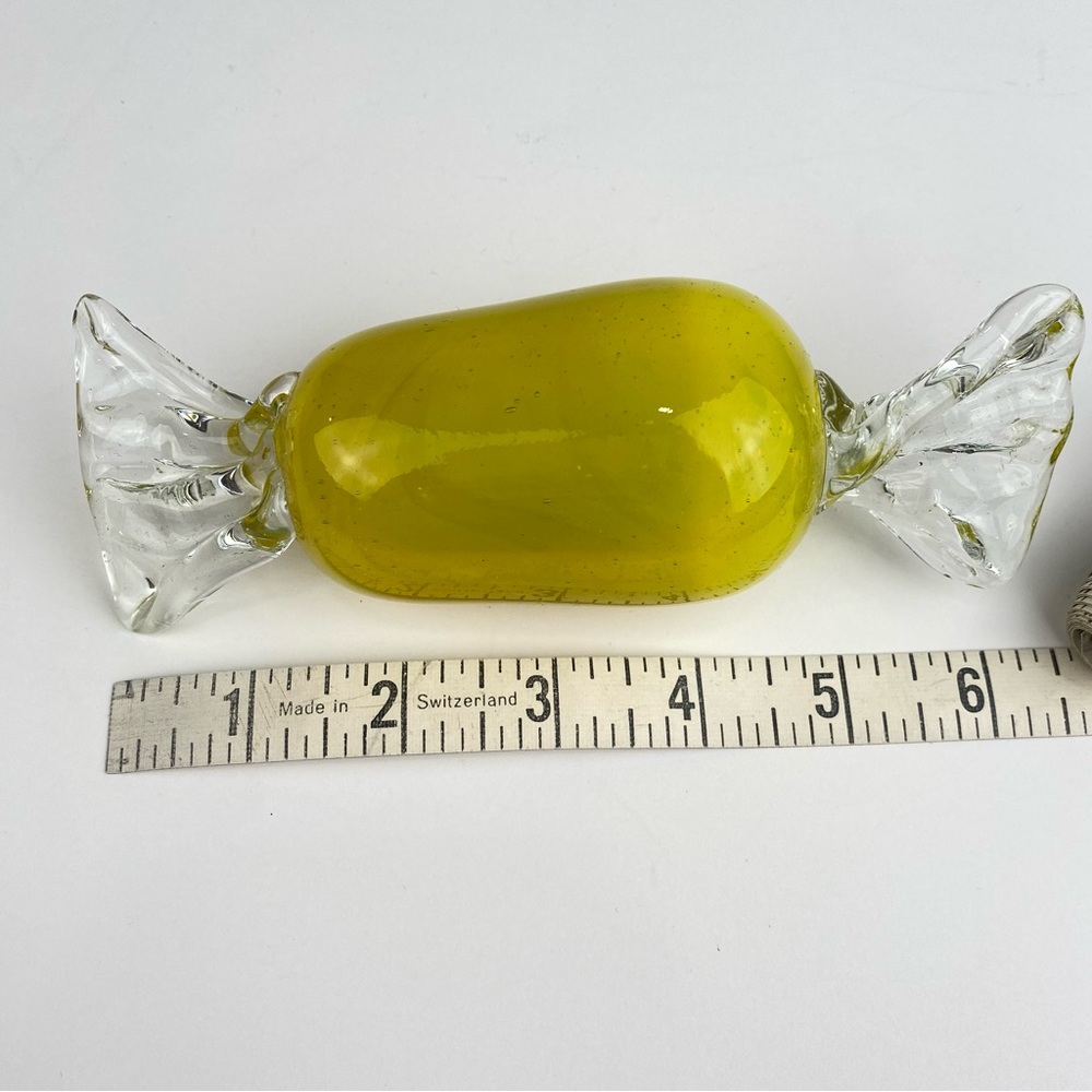 Vintage Late 20th Century Art Glass Cellophane Candy - Picture 4 of 4